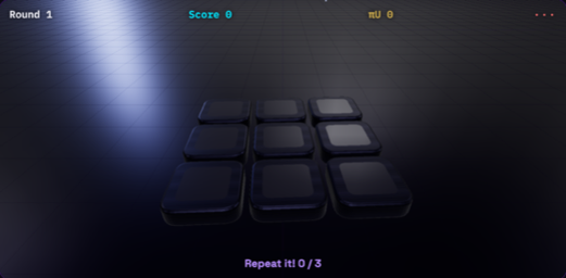 Pi Memory gameplay